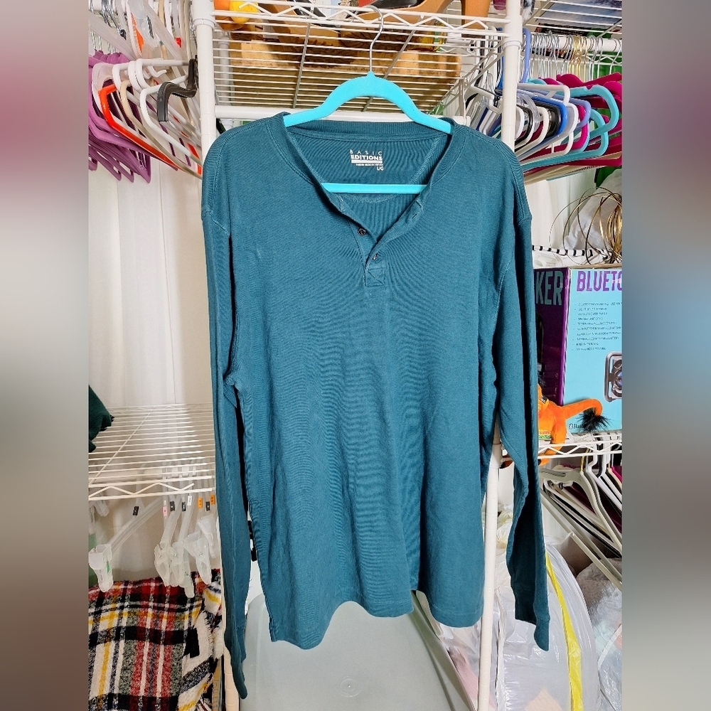 BASIC EDITIONS LONG SLEEVE SIZE LARGE